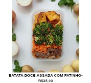 BATATA DOCE ASSADA COM PATINHO